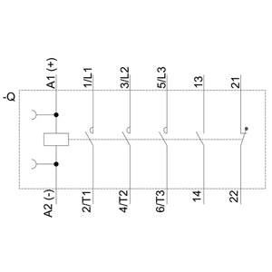 3RT2025-1BB40, Contacteur moteur 7.5kW, 400 V, bobine 24VDC, bornes à vis, 3 Pôles+1NO+1NF