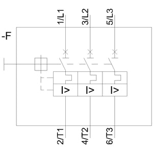 3RV2011-1DA10 Disjoncteur moteur S00 – Protection thermique 2,2-3,2 A | Borne à vis